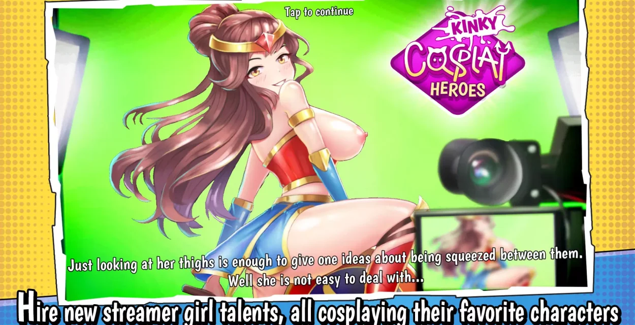 Kinky Cosplay Heores, our review of this brand new adult game